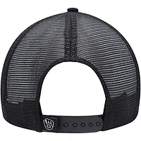 Men's New Era Black Milwaukee Brewers Street Trucker 9FIFTY Snapback Hat