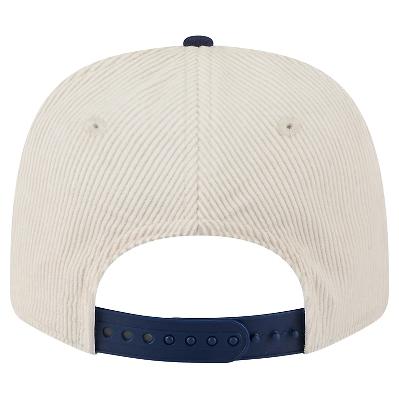 Casquette ajustable New Era 9SEVENTY crème pour homme des Milwaukee Brewers