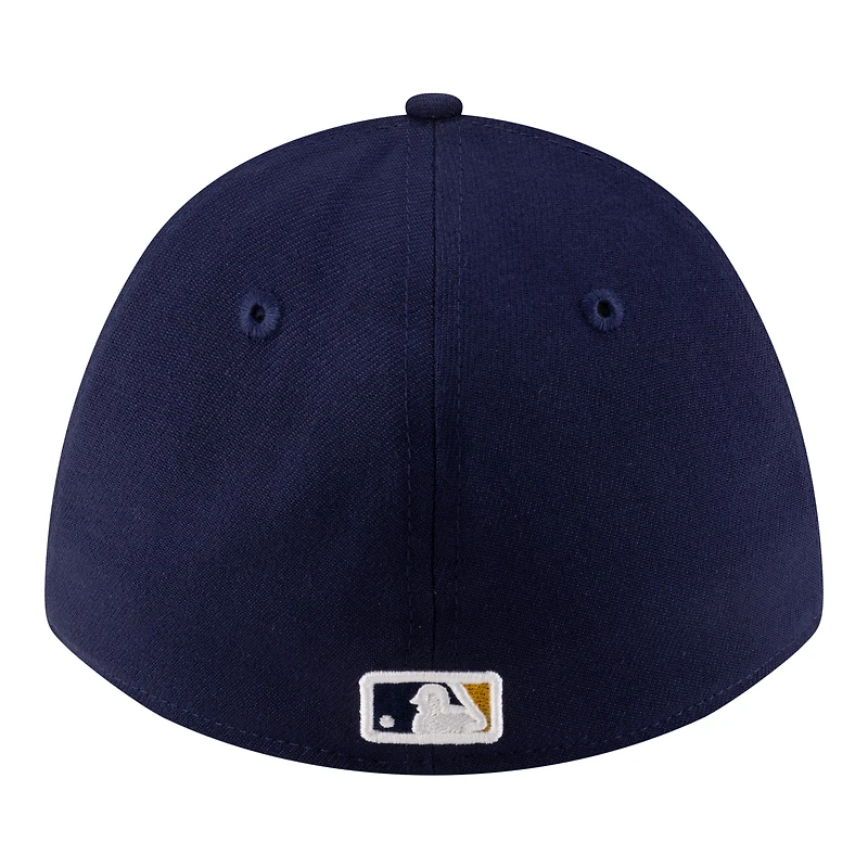 Men's New Era  Gold/Navy Milwaukee Brewers Player Replica 39THIRTY M-Crown Flex Hat