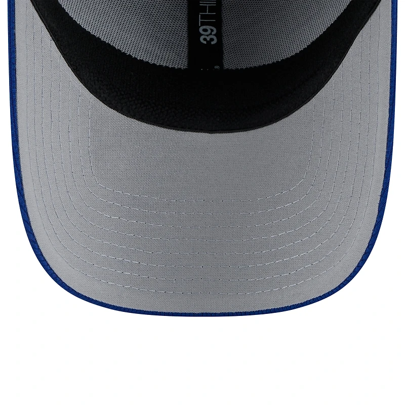 Men's New Era  Gray/Royal Milwaukee Brewers 2025 Batting Practice 39THIRTY Flex Hat