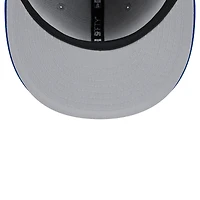 Men's New Era  Gray/Royal Milwaukee Brewers 2025 Batting Practice 59FIFTY Fitted Hat