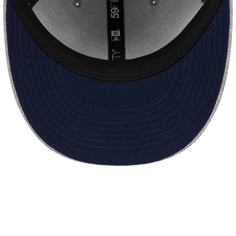 Men's New Era  Gray Milwaukee Brewers 2024 Clubhouse Low Profile 59FIFTY Fitted Hat