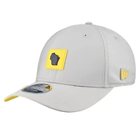 Men's New Era  Gray Milwaukee Brewers 2026 Clubhouse Alternate 39THIRTY Flex Hat