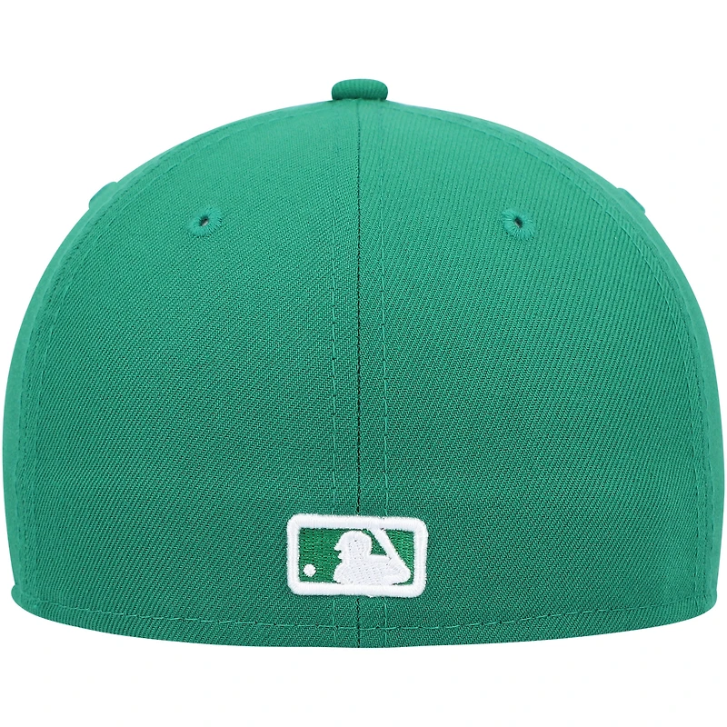 Casquette ajustée 59FIFTY pour homme avec logo Kelly Green Milwaukee Brewers New Era