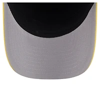 Men's New Era  Navy/Gold Milwaukee Brewers Felt M-Crown 9FORTY Adjustable Hat