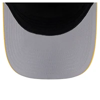 Men's New Era Navy/Gold Milwaukee Brewers Rope M-Crown A-Frame 39THIRTY Flex Hat