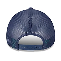 Casquette camionneur ajustable New Era bleu marine Milwaukee Brewers 2025 Big League Chew A-Frame 9FORTY pour homme