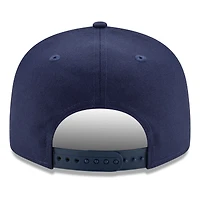 Casquette snapback 9FIFTY bleu marine New Era pour homme, édition 2025 des Milwaukee Brewers, avec patch latéral