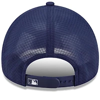 Men's New Era Navy Milwaukee Brewers 2026 Batting Practice Alternate Apex 9FORTY Adjustable Hat