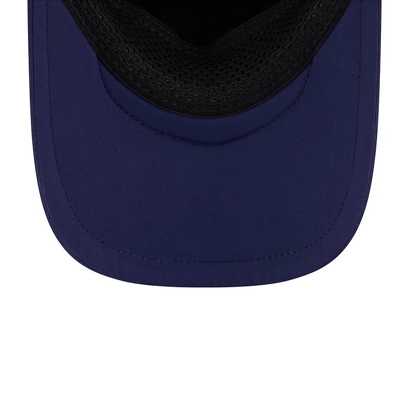 Casquette ajustable New Era Apex 9FORTY pour homme, bleu marine, Milwaukee Brewers, saison 2026, modèle alternatif d'entraînement.