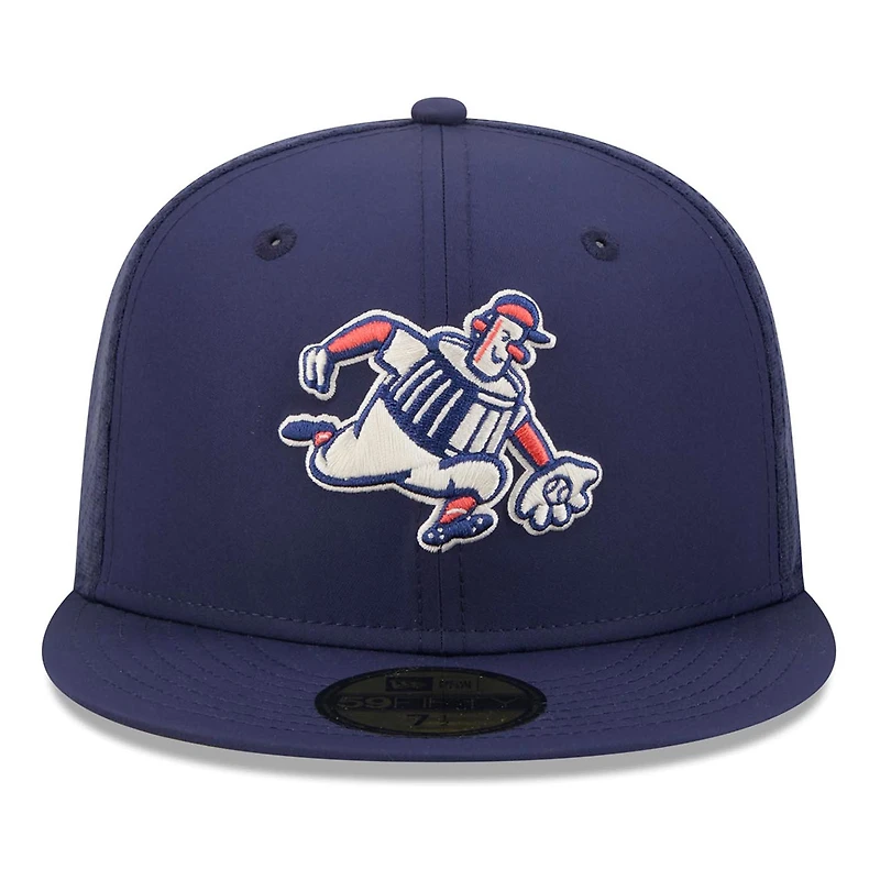 Men's New Era Navy Milwaukee Brewers 2026 City Connect Batting Practice 59FIFTY Fitted Hat