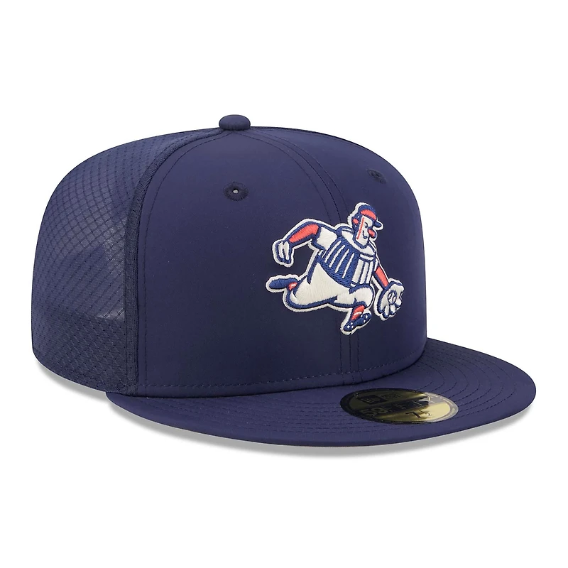 Casquette ajustée New Era 59FIFTY pour homme, bleu marine, Milwaukee Brewers, collection City Connect 2026.
