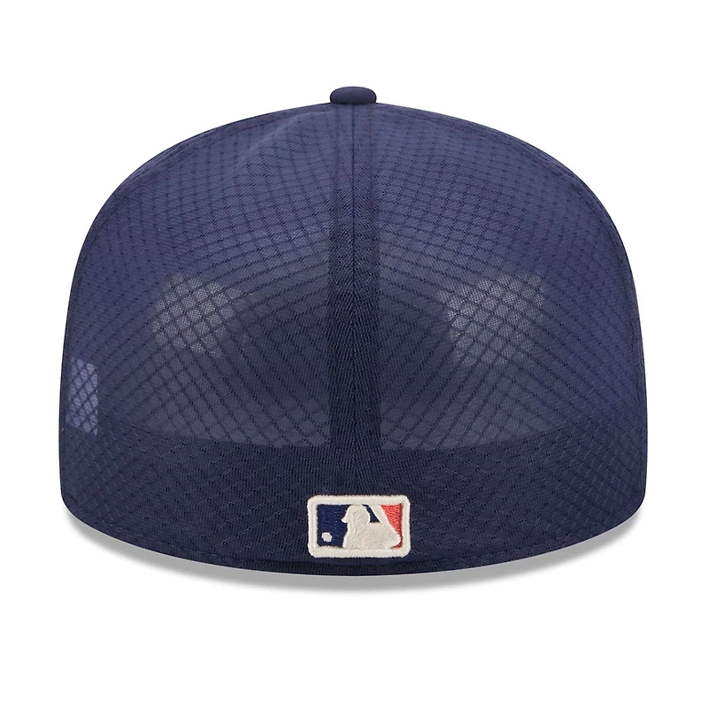 Casquette ajustée New Era 59FIFTY pour homme, bleu marine, Milwaukee Brewers, collection City Connect 2026.