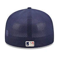 Casquette ajustée New Era 59FIFTY pour homme, bleu marine, Milwaukee Brewers, collection City Connect 2026.