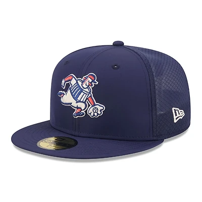 Casquette ajustée New Era 59FIFTY pour homme, bleu marine, Milwaukee Brewers, collection City Connect 2026.