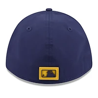 Casquette New Era Flex 39THIRTY bleu marine Milwaukee Brewers 2026 Clubhouse M-Crown pour homme