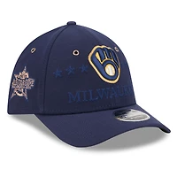 Casquette New Era Flex 39THIRTY bleu marine Milwaukee Brewers, édition spéciale match des étoiles de la MLB 2026