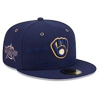 Casquette ajustée New Era 59FIFTY pour homme, bleu marine, Milwaukee Brewers, édition spéciale match des étoiles de la MLB 2026