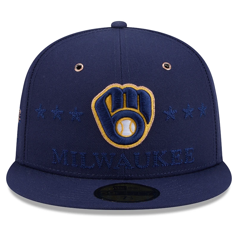 Men's New Era Navy Milwaukee Brewers 2026 MLB All-Star Game 59FIFTY Fitted Hat
