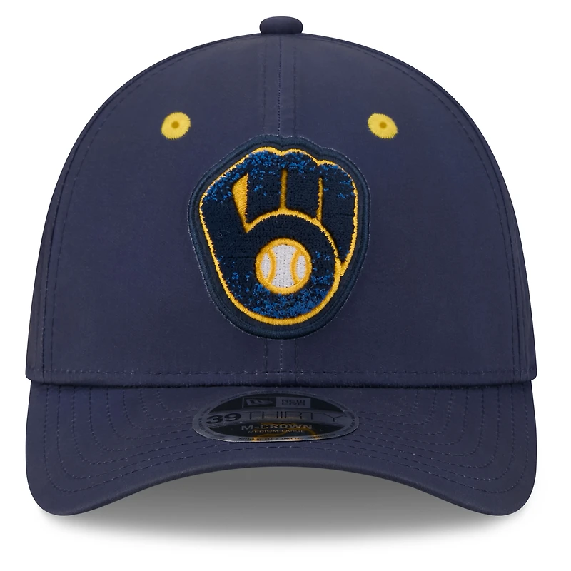 Men's New Era Navy Milwaukee Brewers 2026 MLB All-Star Game Workout 39THIRTY M-Crown Flex Hat