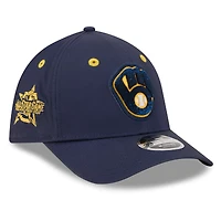 Men's New Era Navy Milwaukee Brewers 2026 MLB All-Star Game Workout 39THIRTY M-Crown Flex Hat