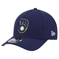 Casquette ajustable 9FORTY M-Crown bleu marine des Milwaukee Brewers de New Era pour homme
