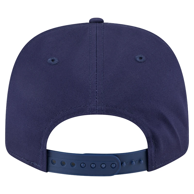 Casquette extensible à bouton-pression New Era bleu marine Milwaukee Brewers Circle Patch 9SEVENTY pour homme