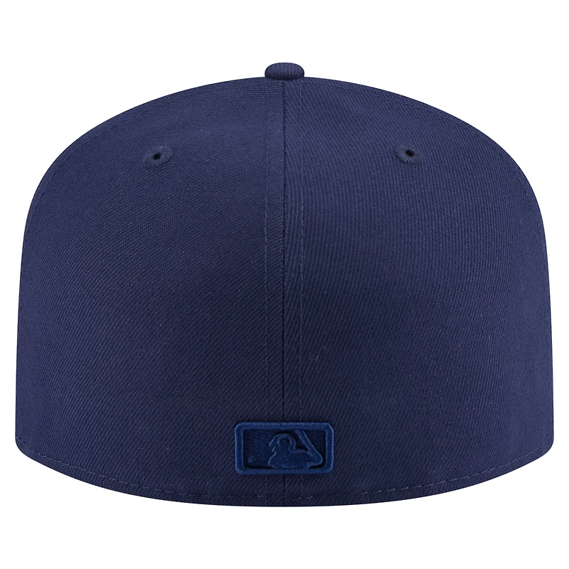 Casquette ajustée New Era 59FIFTY bleu marine avec logo des Milwaukee Brewers