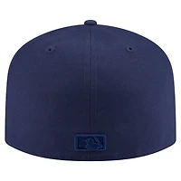 Casquette ajustée New Era 59FIFTY bleu marine avec logo des Milwaukee Brewers