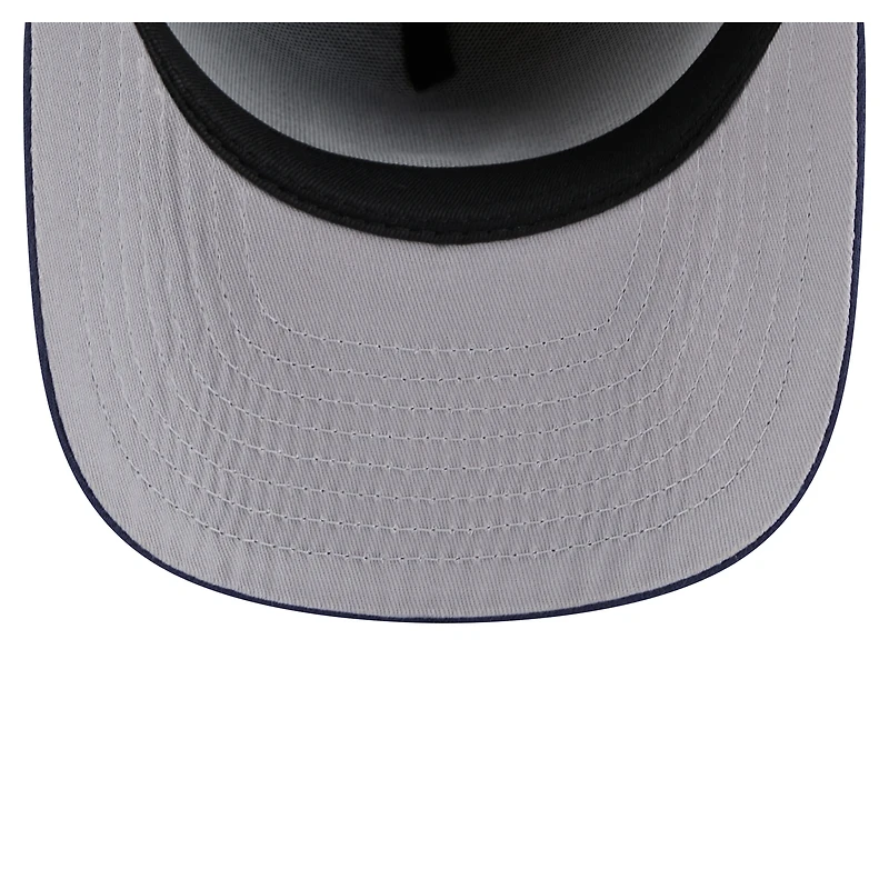 Men's New Era Navy Milwaukee Brewers Color Pack A-Frame 59FIFTY Fitted Hat