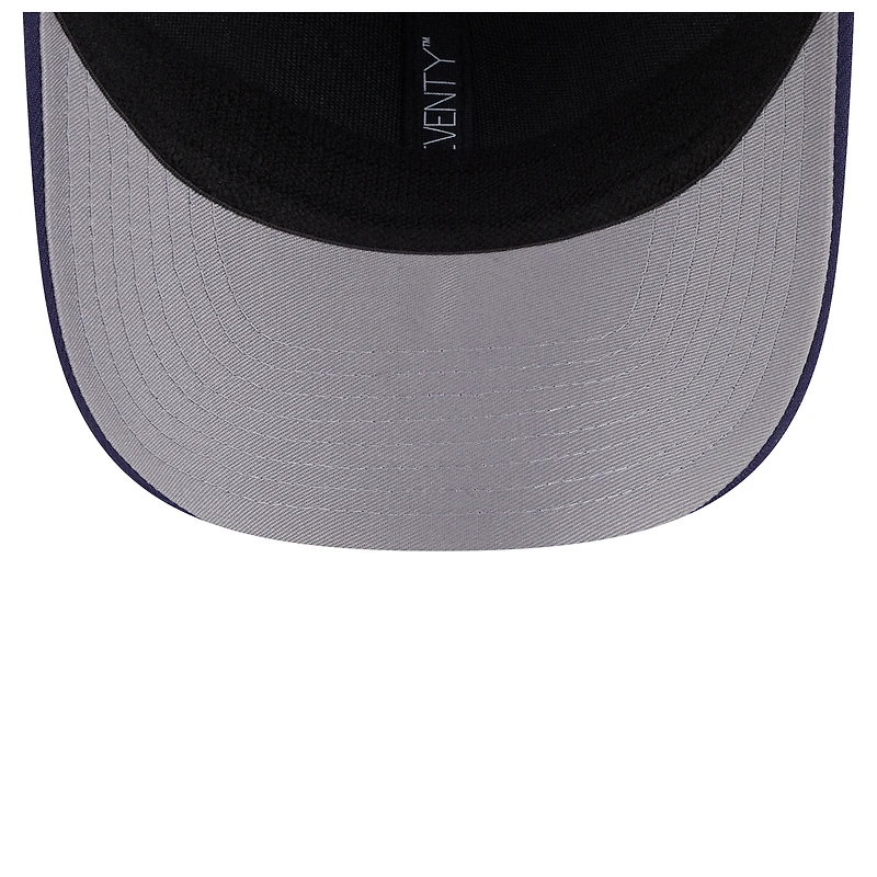 Casquette extensible à bouton-pression New Era bleu marine avec drapeau des Brewers de Milwaukee 9SEVENTY pour homme