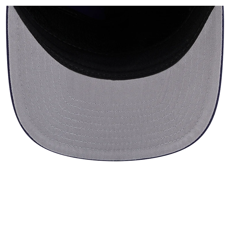 Men's New Era Navy Milwaukee Brewers Stacked 19TWENTY Adjustable Hat