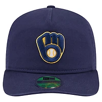 Casquette ajustable New Era bleu marine Milwaukee Brewers Team 19TWENTY pour homme
