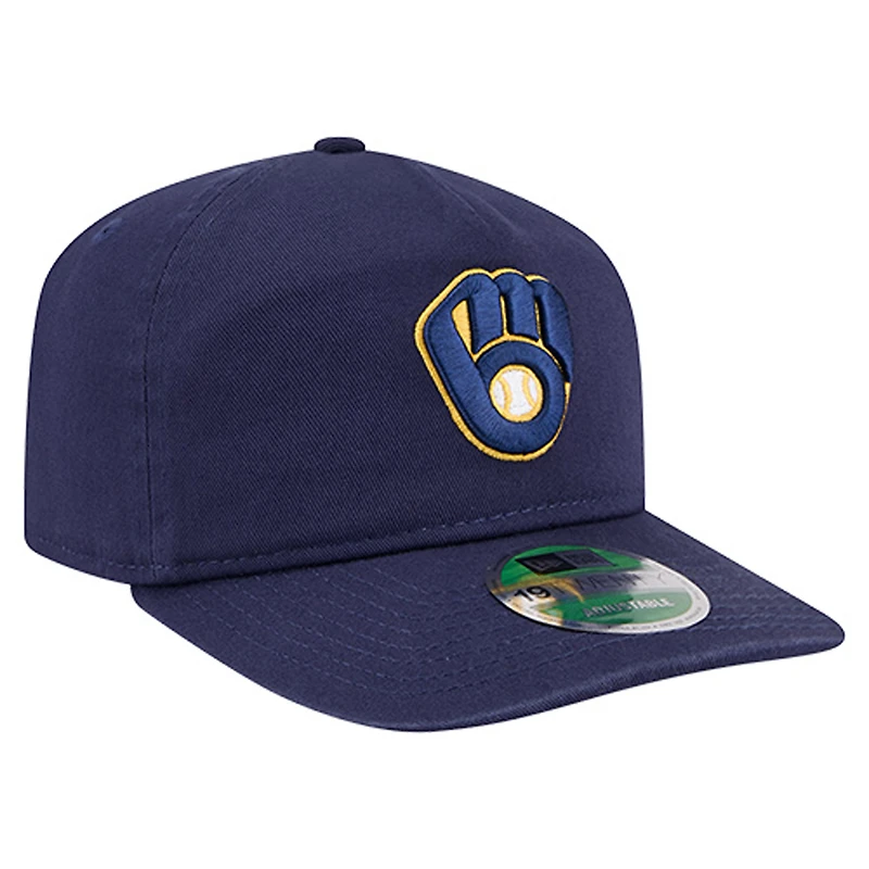 Casquette ajustable New Era bleu marine Milwaukee Brewers Team 19TWENTY pour homme