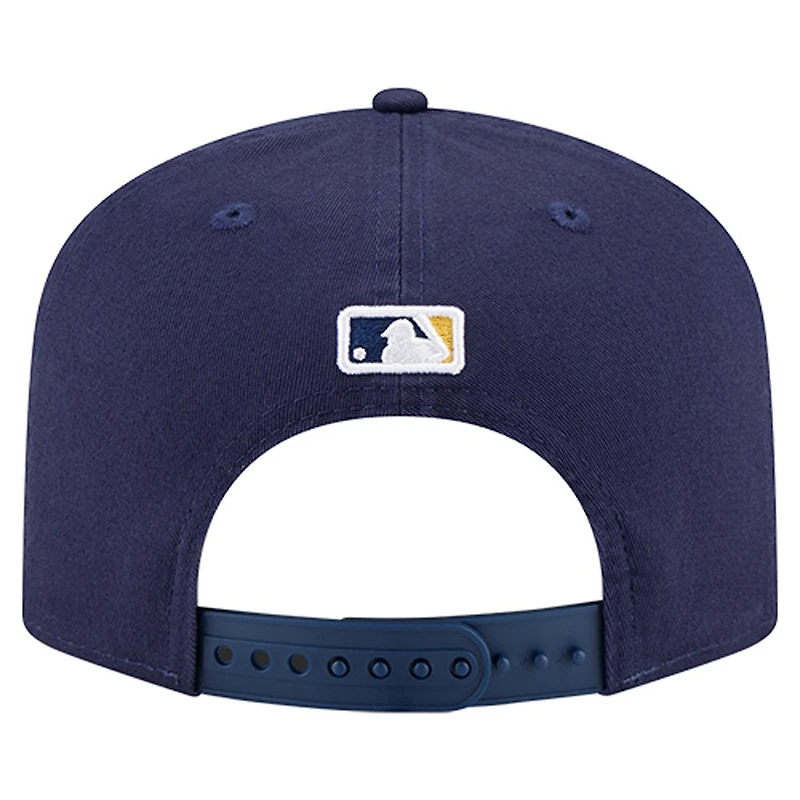 Casquette ajustable New Era bleu marine Milwaukee Brewers Team 19TWENTY pour homme