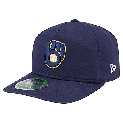 Casquette ajustable New Era bleu marine Milwaukee Brewers Team 19TWENTY pour homme