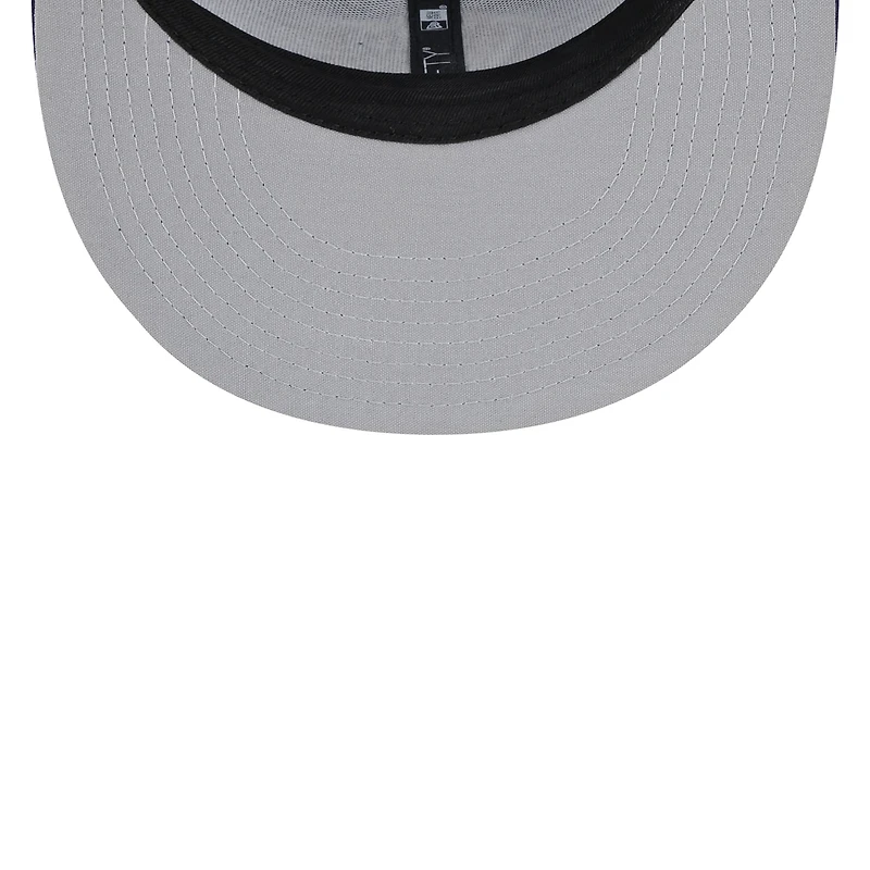 Men's New Era Navy Milwaukee Brewers Team Color Trucker 9FIFTY Snapback Hat