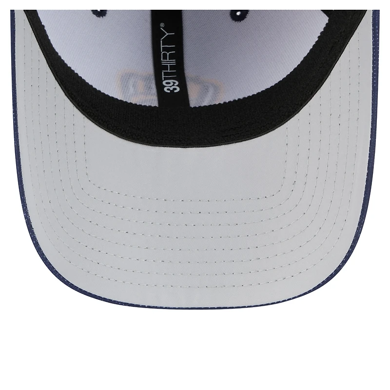 Casquette New Era 39THIRTY Flex bleu marine Milwaukee Brewers pour homme
