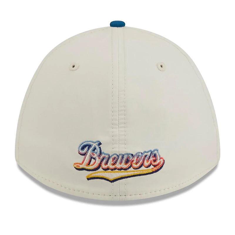 Men's New Era Orange/Blue Milwaukee Brewers 2026 City Connect M-Crown A-Frame 39THIRTY Flex Hat