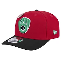 Casquette ajustable 9SEVENTY Big League Chew pour homme New Era rouge/noir Milwaukee Brewers 2024