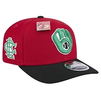 Casquette ajustable 9SEVENTY Big League Chew pour homme New Era rouge/noir Milwaukee Brewers 2024