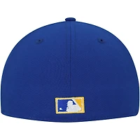Casquette ajustée New Era Royal Milwaukee Brewers Duo Logo 2.0 59FIFTY pour homme