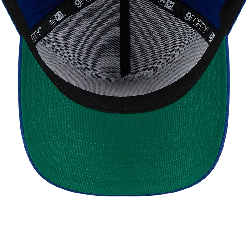 Casquette ajustable 9FORTY couleur A-Frame Royal Milwaukee Brewers Team New Era pour hommes