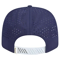 Men's New Era White/Navy Milwaukee Brewers Established Patch 9SEVENTY Adjustable Hat