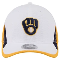 Men's New Era White Milwaukee Brewers