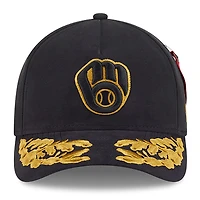 V107988 Brewers MLB Nwe 2025 Alpha A-Frame 9forty HATMENSTR 60692389 #28