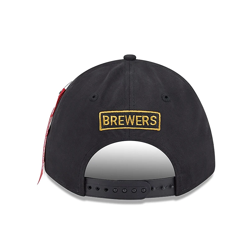 V107988 Brewers MLB Nwe 2025 Alpha A-Frame 9forty HATMENSTR 60692423 #29