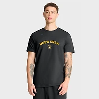 Men's Nike Black Milwaukee Brewers Primetime Fashion T-Shirt