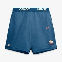 Men's Nike Blue Milwaukee Brewers 2026 City Connect Authentic Collection Dri-FIT Knit Shorts