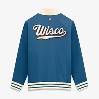 Men's Nike Blue Milwaukee Brewers 2026 City Connect Authentic Collection Relaxed Full-Zip Bomber Jacket